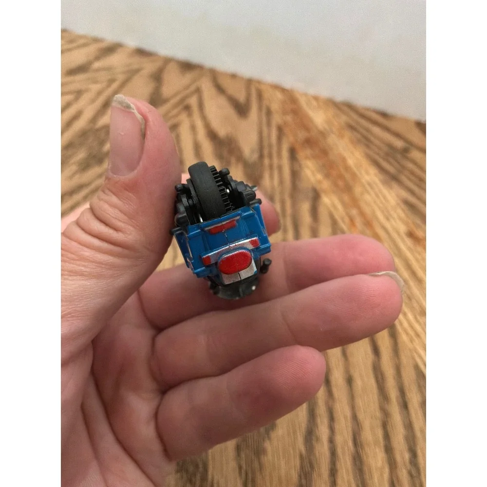 BikerCore Kids Unbranded Friction Motorcycle Toy Small Blue